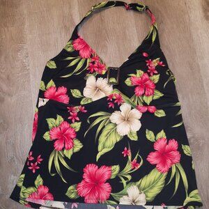 Christina Ladies Size 22W Multi Colored Tankini Top
